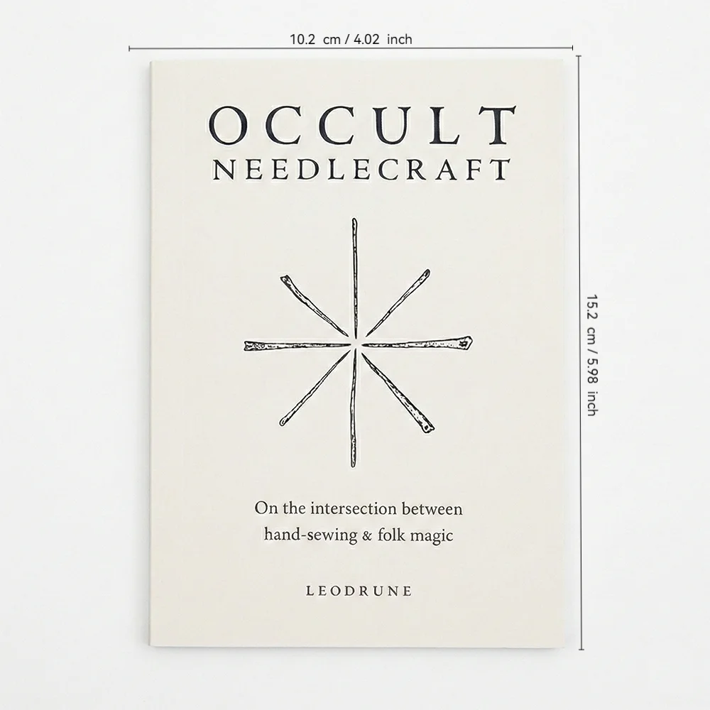 Occult Needlecraft Workbook Hand Sewing Folk Magic Witchcraft Spiritual Stitching Esoteric Sewing Techniques Mystical Needlework image 2