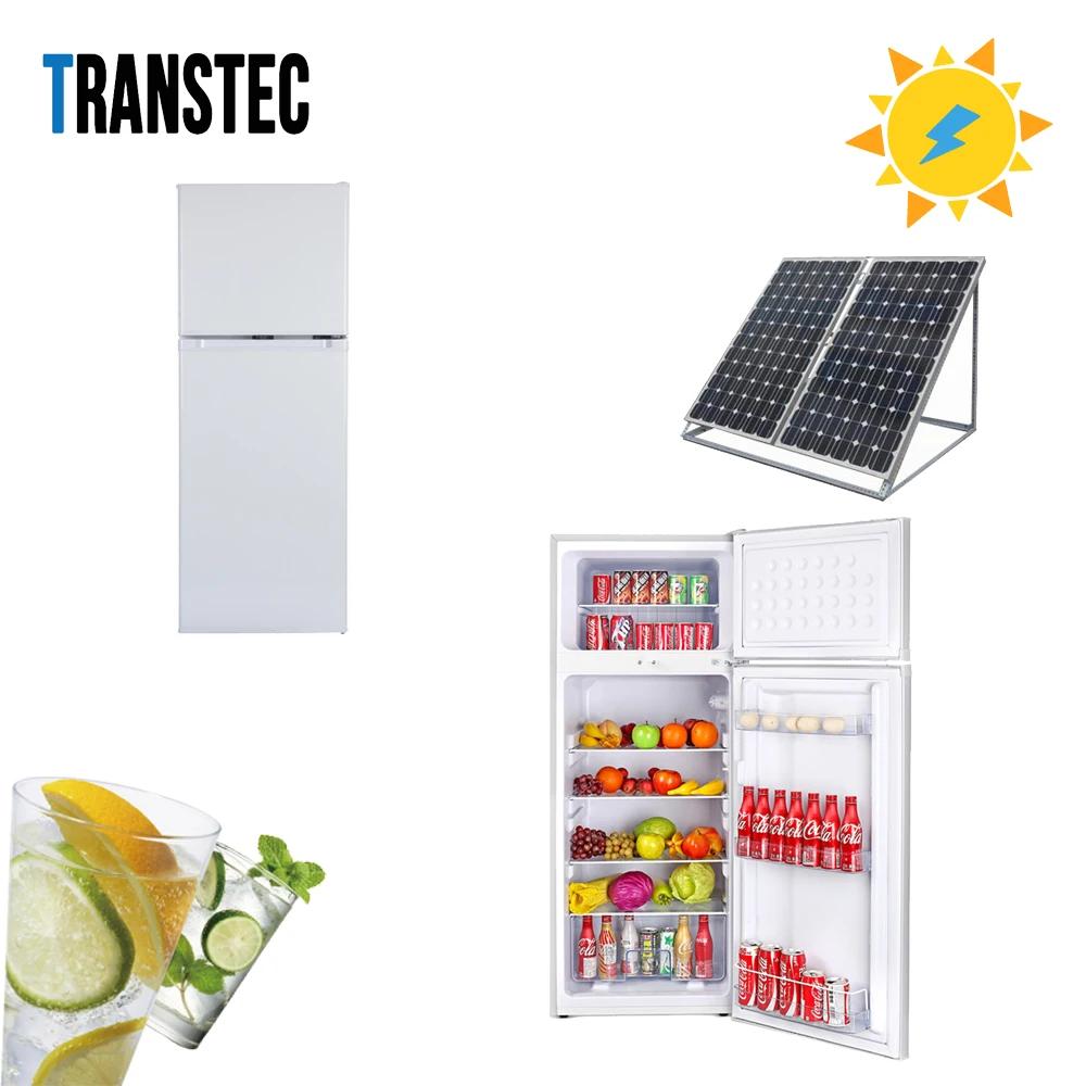 Combi Refrigerator Upright Solar Refrigerator Double Door Fridge  BCD-142
