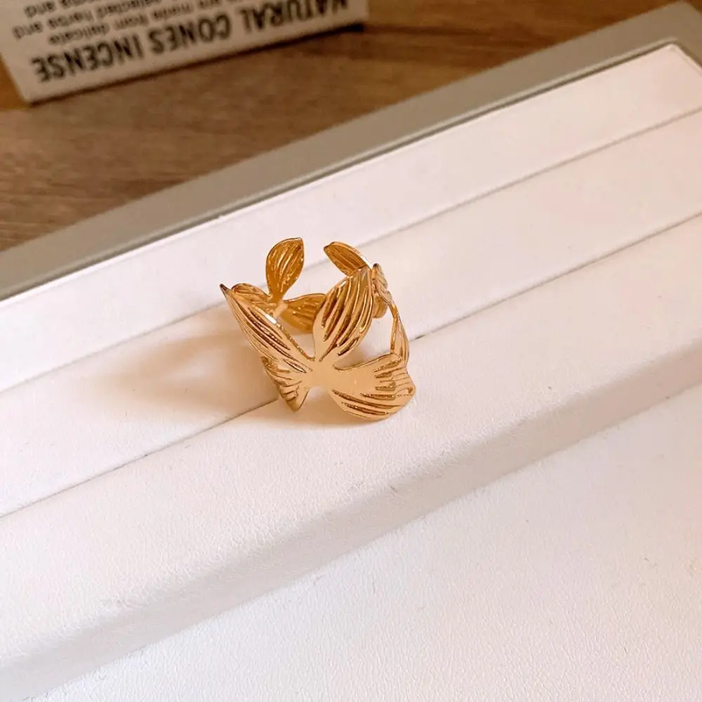 ประณีตดอกไม้กําไลข้อมือทอง/เงิน Flora Design Hollow กําไลข้อมือหล่อเทคนิคกว้างเปิดสร้อยข้อมือผู้หญิงเครื่องประดับ