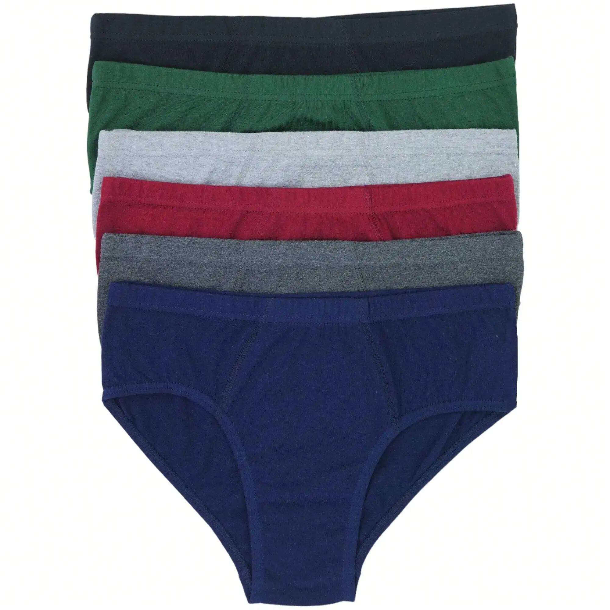 

Mens Cotton Bikini Briefs Pack Of 3 Or 6 Solid Colors