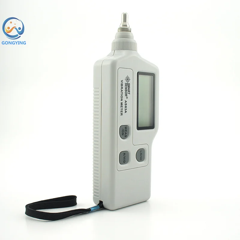 portable vibration meter Smart Sensor AS63A, acceleration / displacement /  Vibration measurer analyzer vibrometer