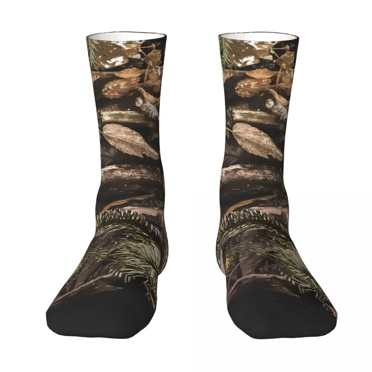 Woods Real Tree Camouflage Socks Shopping 3D Print Boy Girls Mid-calf Sock