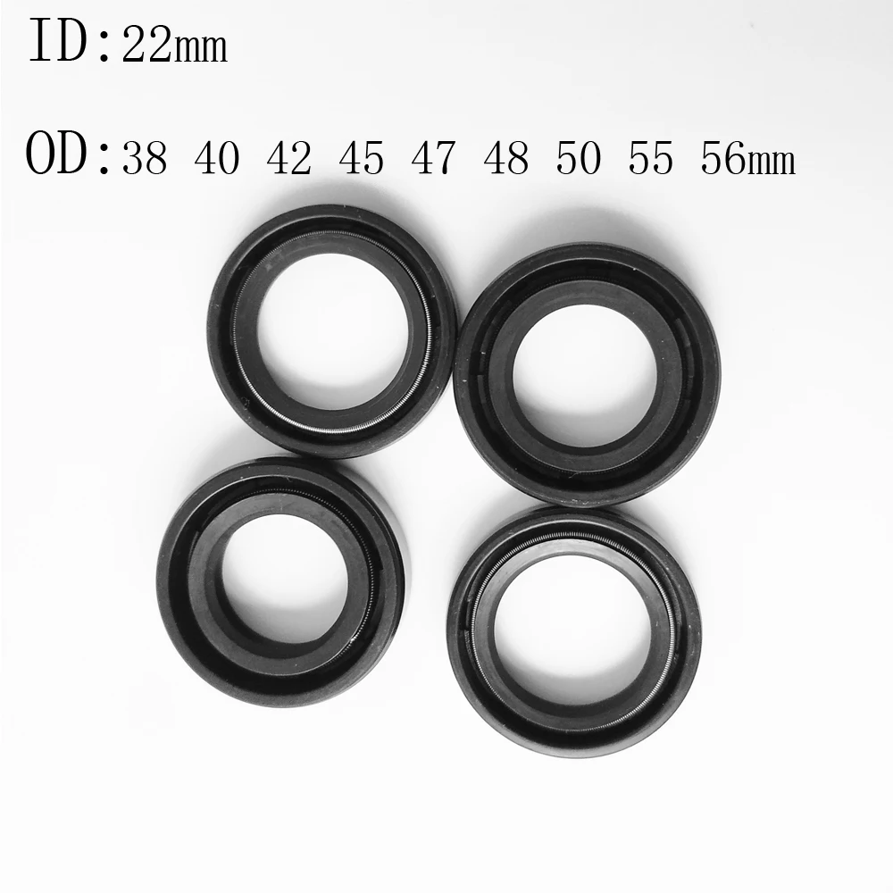 1 2PCS 22X38X8 10 22X40X7 8 10 12 22X42X5 7 8 10 22X45X7 8 10MM NBR Shaft Skeleton Oil Seal TC Nitrile Rubber Ring Gasket