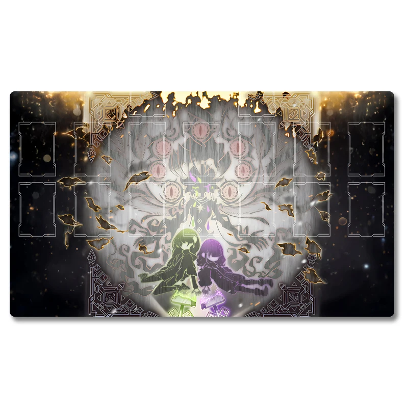 Tapis de jeu Yugioh Sinful Spoils de la forêt blanche Yu-Gi-Oh! Tapis de jeux de cartes à collectionner TCG OCG, plaque de duel, tapis de souris en caoutchouc