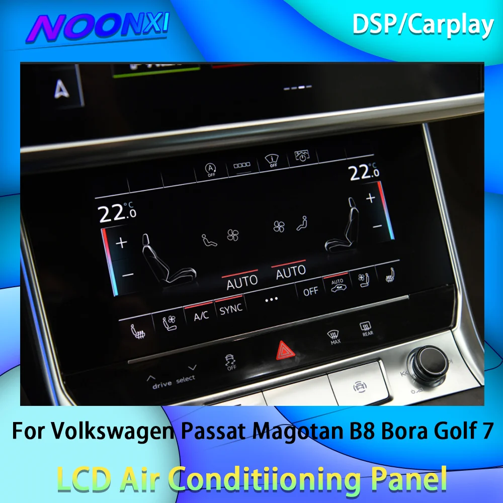 

For VW CC/Tiguan L/Passat/Golf 7/Magotan Car Air Conditioning Panel AirConditioner Board Touch Screen LCD Rear Climate Control