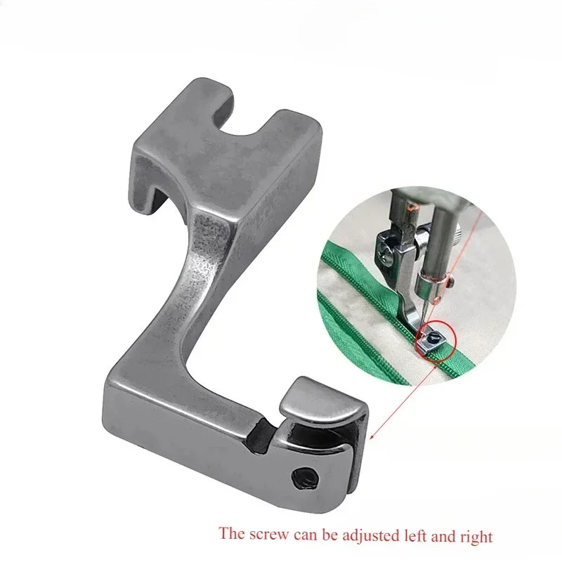 1pc T69 Adjustable Invisible Zipper Presser Foot Unilateral Zipper Feet for Industrial Single Needle Sewing Machine Accessory