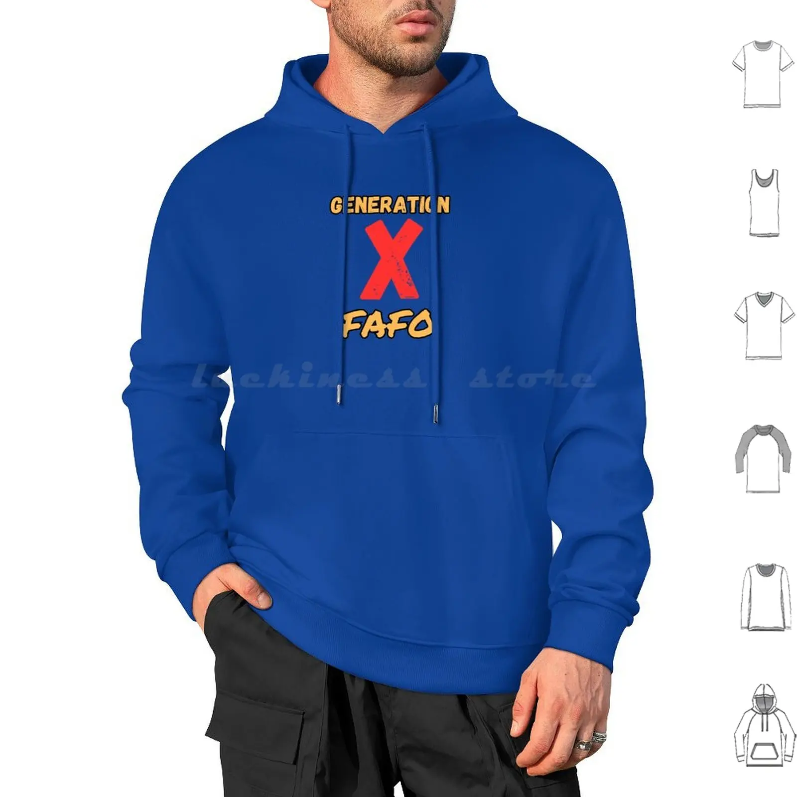 Fafo Hoodie Cotton Long Sleeve Generation X Gen X Genex