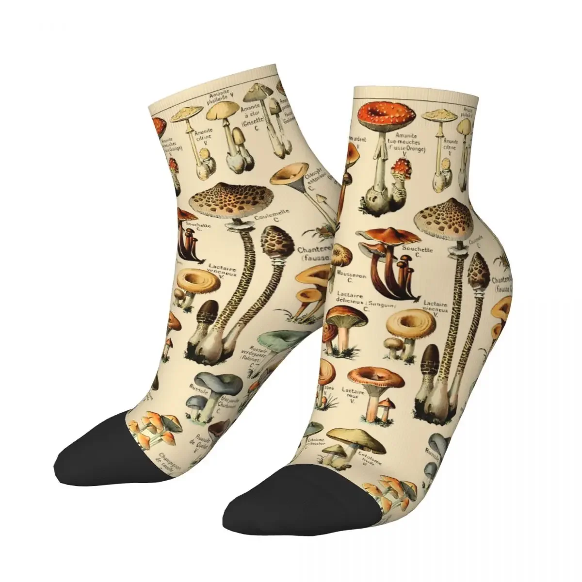 Mushrooms Ankle Socks Male Mens Women Summer Stockings Polyester