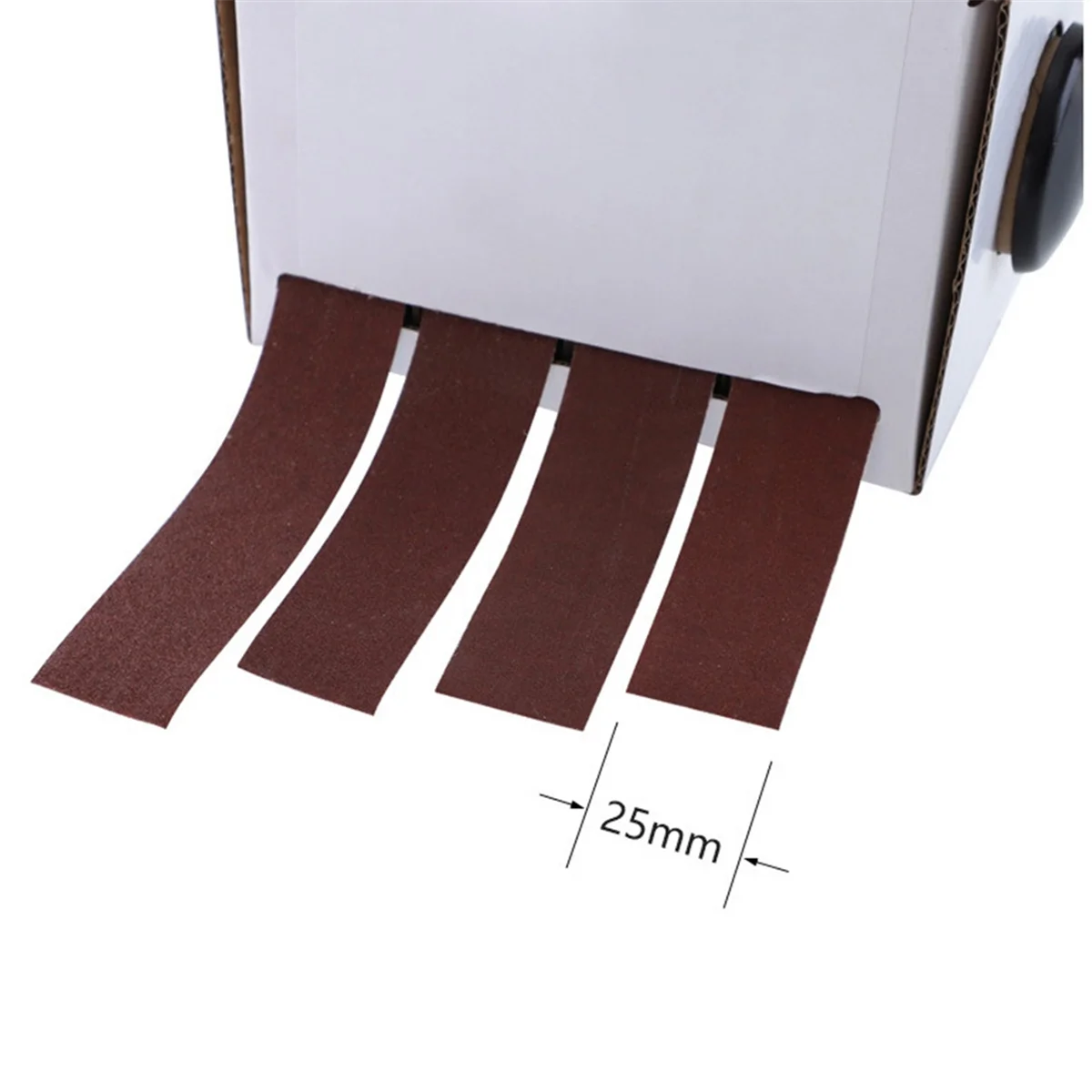 Rollo de papel de lija de herramienta abrasiva A002, 6 metros, 25mm de ancho, papel de lija, rollo de tela de esmeril, grano 150, 240, 320, 400, pulido Bel