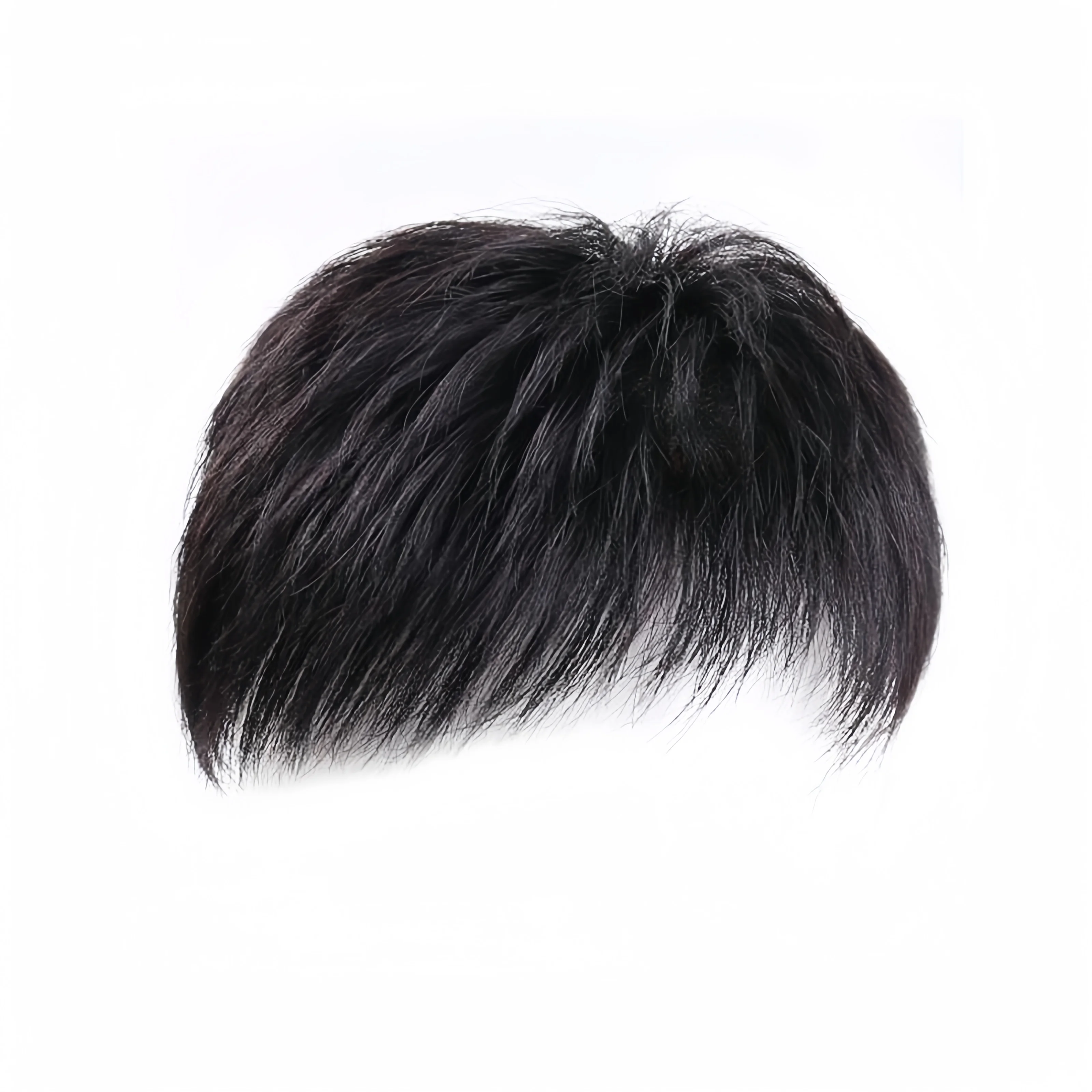 売れ筋ウィッグメンズヘアパッチ合成繊維高温シルクヘアシェード白髪ナチュラル通気性パッチ