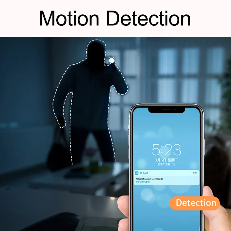 2024 New Mini Camera 1080P HD WiFi Camera Baby Monitor Night Vision Motion Detect IP Camera Wireless Security Video Camera