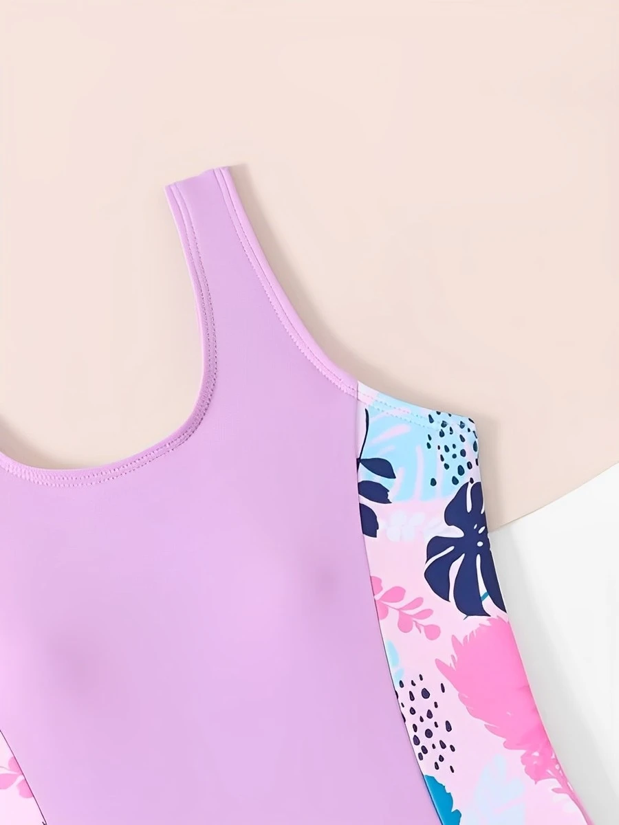 2026 Girls Swimsuit One Pieces With Shorts Kids Swimwear Female Children\'s Bathers Bathing Swimming Swim Suit Summer Beachwear