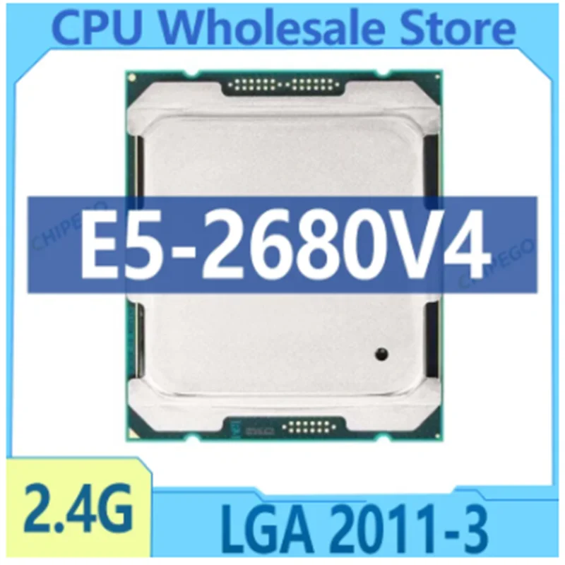 Xeon E5-2680V4 E5 2680 V4 E5 2680V4 2.4 GHz Batch Used fourteen cores 35M 120W 14nm LGA 2011-3