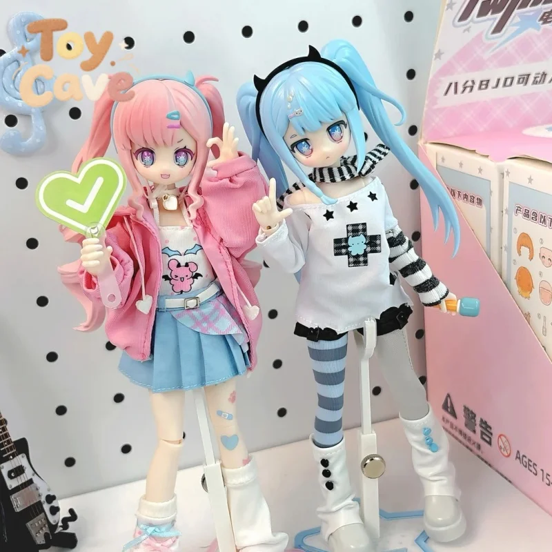 Starwishproject Bjd Doll 1/8 Scale Articulated Figure Electronic Girl Group Blind Box Collectible Desktop Display Ornament Gift view 5
