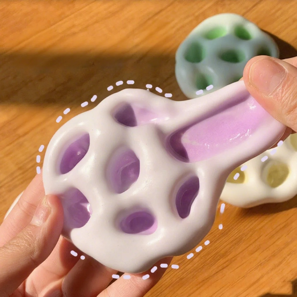 Mini bola de estresse de recuperação lenta brinquedos para crianças diy em forma de pele de gelo bolo de arroz glutinoso brinquedo de descompressão para crianças adultas novo
