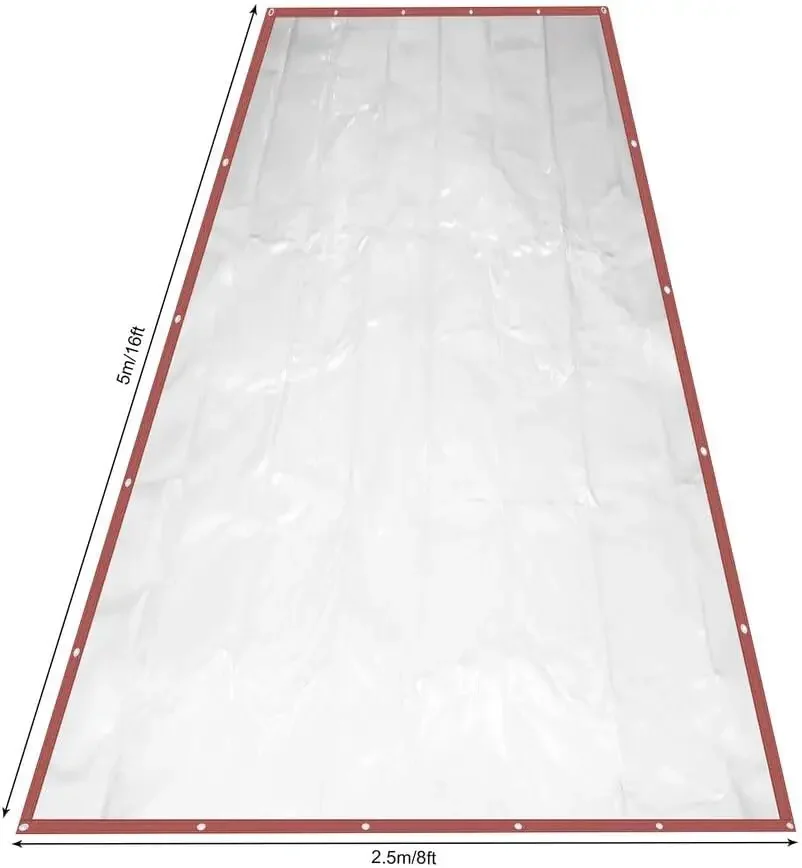 

Commercial Grade Waterproof PVC Clear Curtain Awning Canopy Patio Enclosure