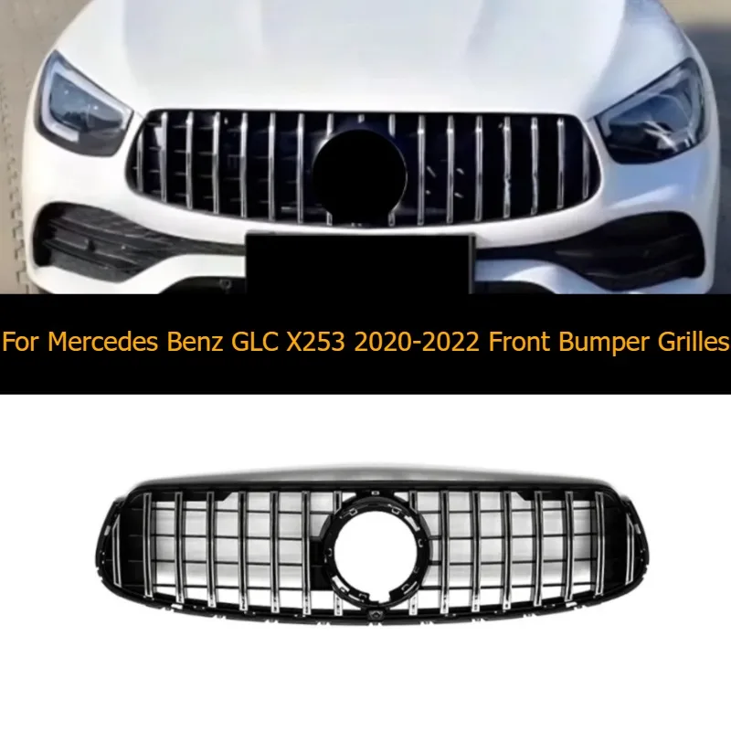 2020-2022 für Mercedes Benz GLC X253 Frontgrill Stoßstangengrill Upgrade Tuning Grill Ersatz Kühlergrill Zubehör