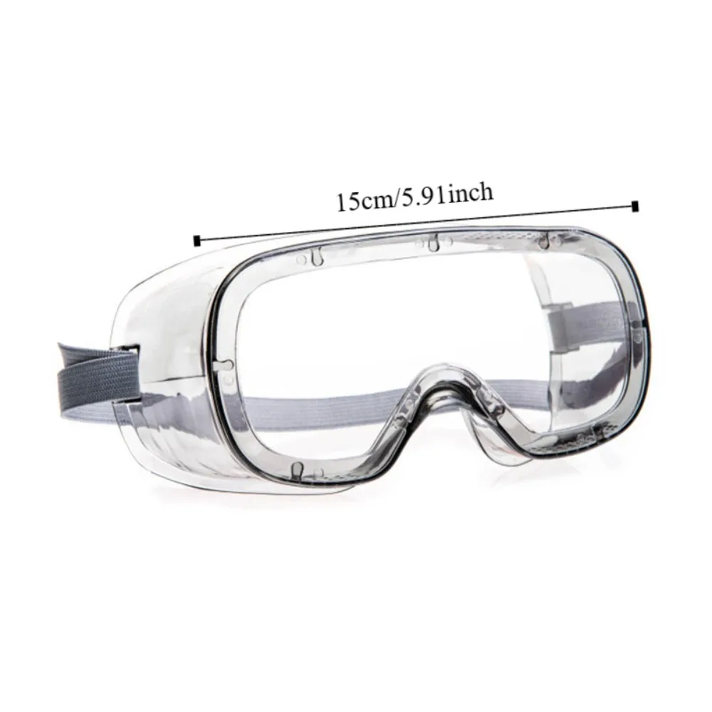 Professional Safety Goggles Dustproof Protective Anti Splash Eyewear Clear Lens Lightweight Anti-Fog Glasses Industrial