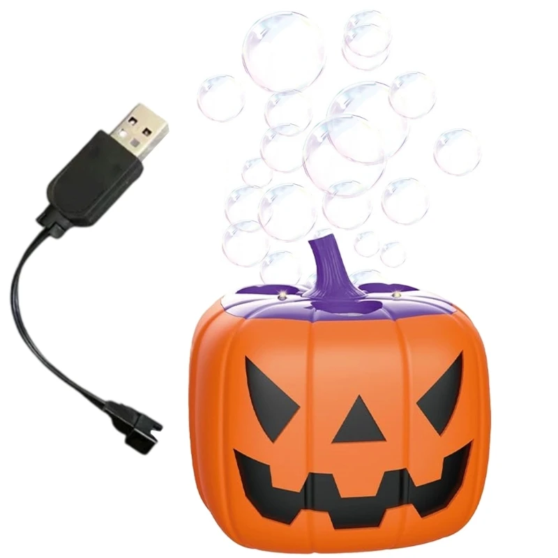 شكل اليقطين فقاعة البنادق الكهربائية لعبة طفل المنزل شاطئ حديقة بارك في الهواء الطلق فقاعة تهب لعبة التواصل بين الوالدين والطفل #1