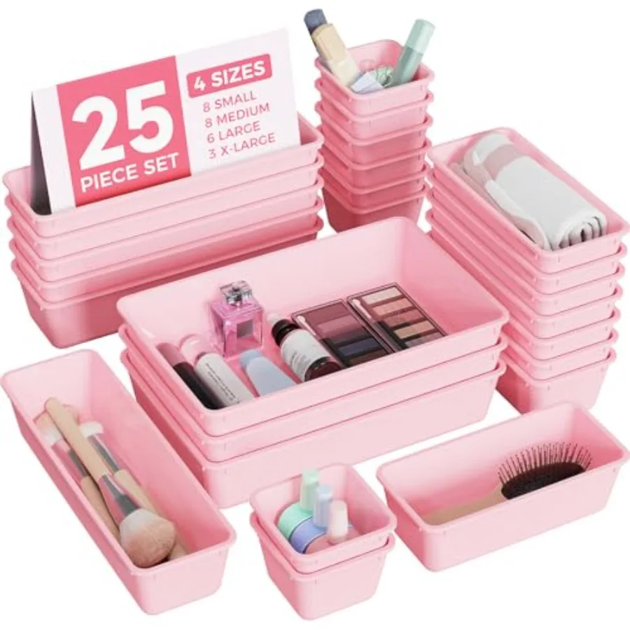 25 Pcs Plastic Draw…
