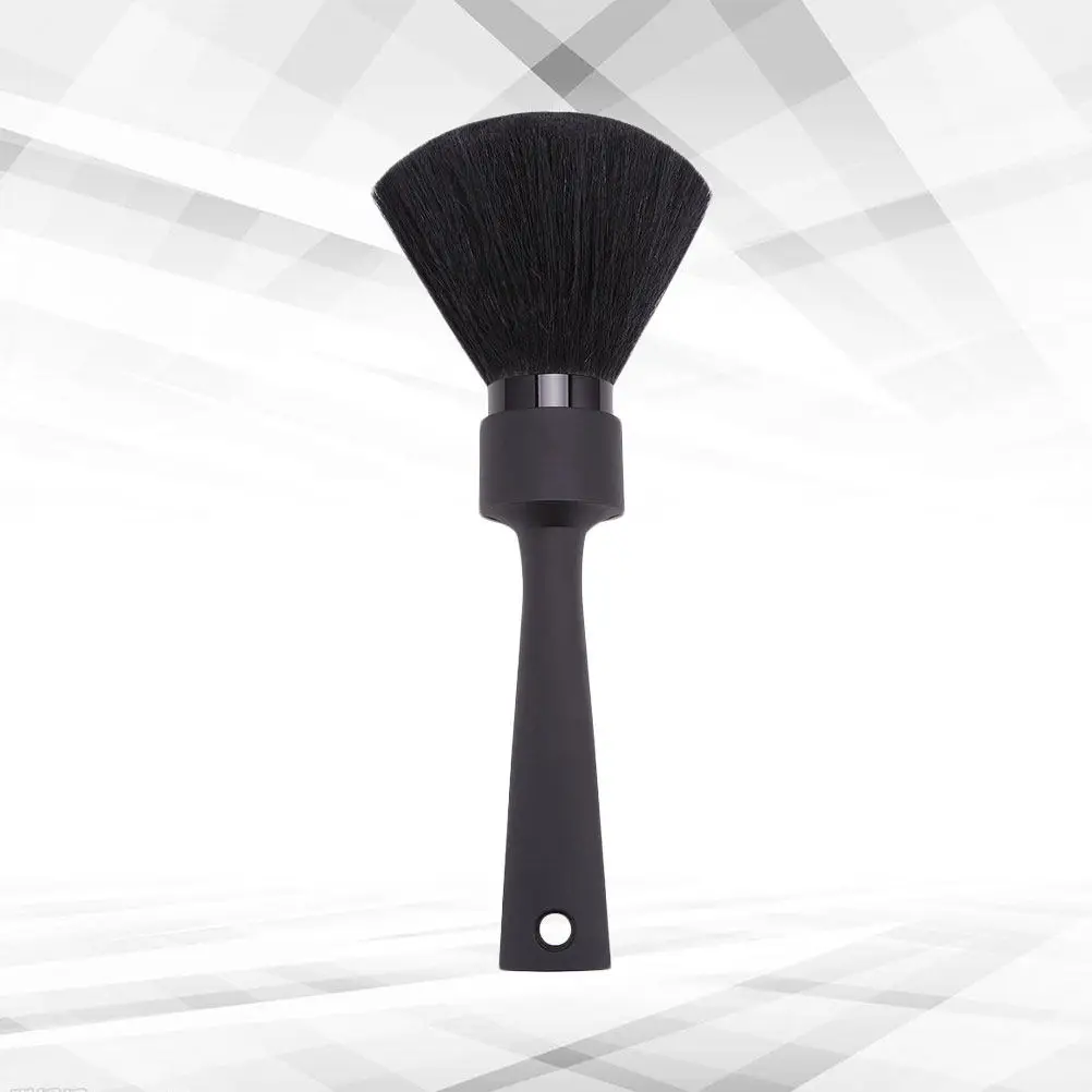 

Мягкая щетка для удаления волос, портативная, с ручкой, для бритья, стрижки, очистки шеи от пыли, инструмент для салонов и парикмахерских