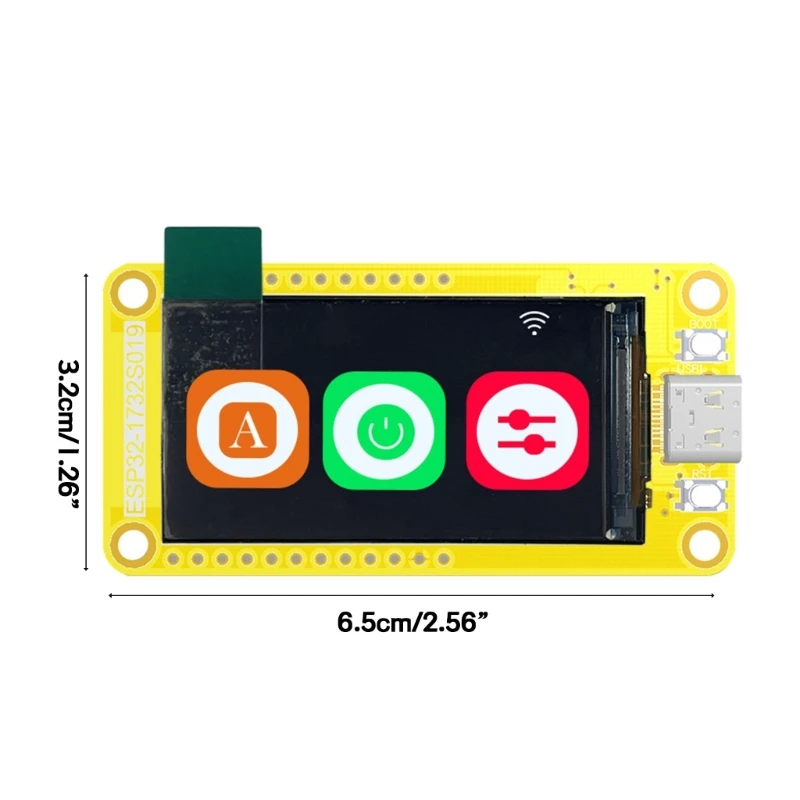 

ESP32 S3 WIFI&Bluetooth-compatible intelligent-Display Screen 1.9in TFT Module