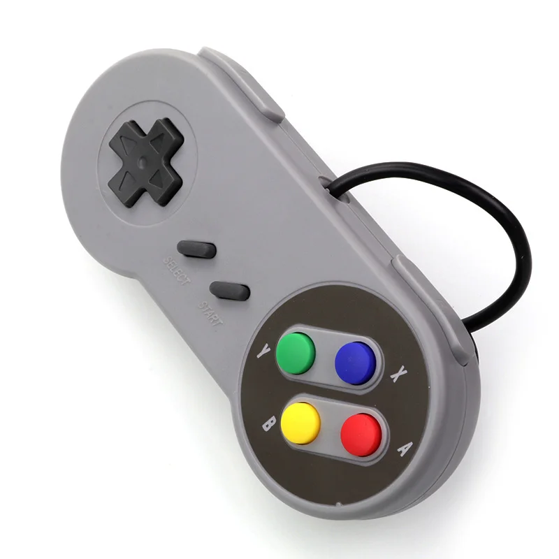 1 szt. Przewodowy kontroler Super USB Gamepad joysticki klasyczny Joypad do gier Nintendo SNES Windows PC komputer MAC