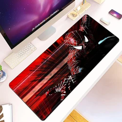 Super Hero Spiderman Mousepad HD-Druck Computer Gamer Locking Edge Rutschfestes Mauspad XXL90x40cm Tastatur PC Schreibtischunterlage