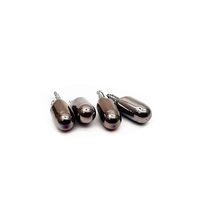 4Pc W5W T10 12V5W Car Instrument Lights Singal Light 194 501 Chrome Plated Invisible Lamp License Plate Lamp Clearance Lamp