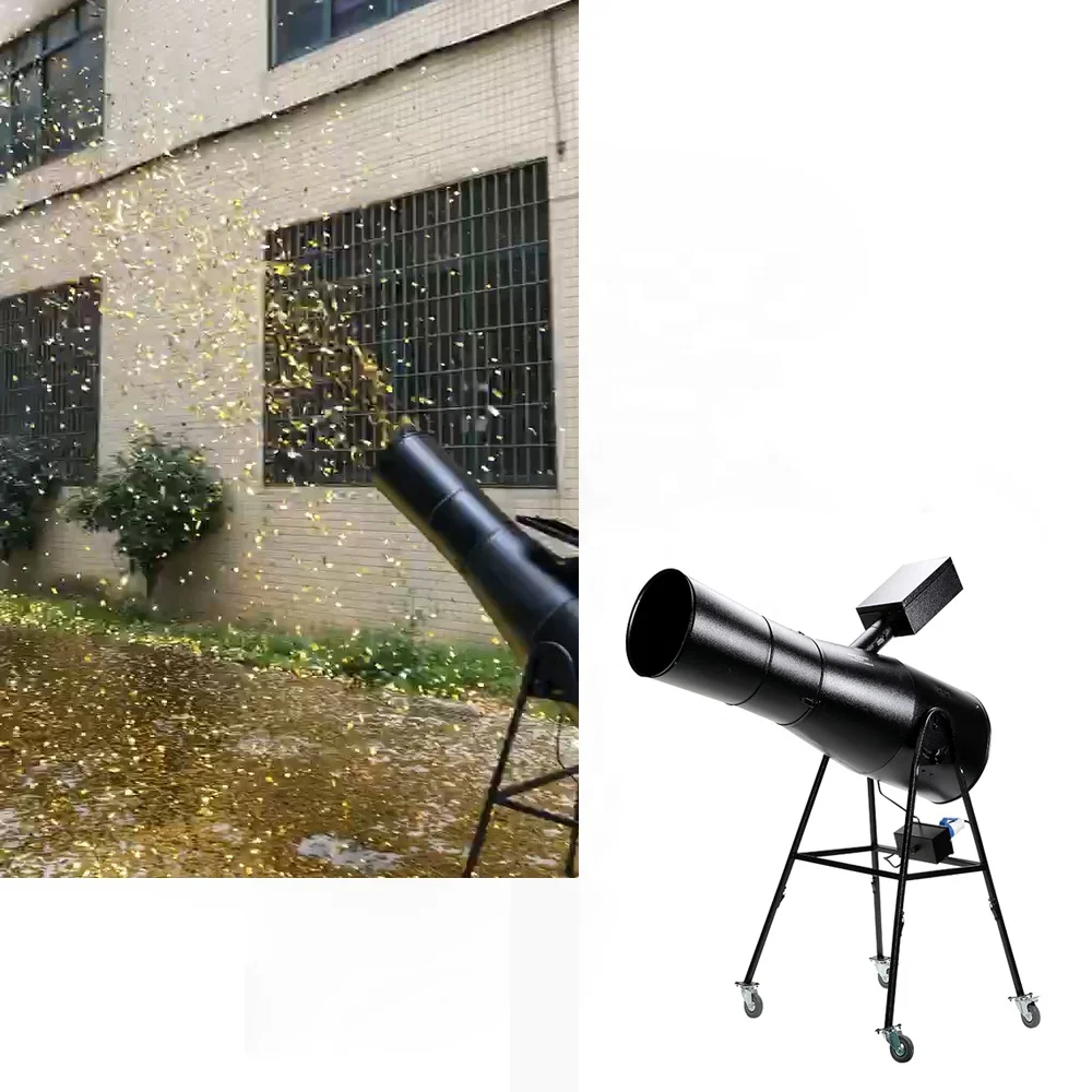 1200W large electric confetti shooter color paper cannon machines stage equipments for party wedding celebration decor