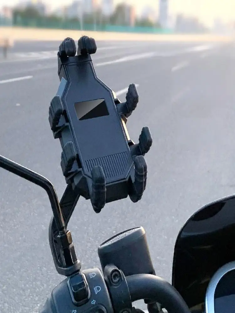 AliExpress NONE Octopus Shockproof Phone Holder Motorcycle Bicycle Stand Motorbike Bike Handlebar & Rearview Mirror Cellphone Navigation Bracket