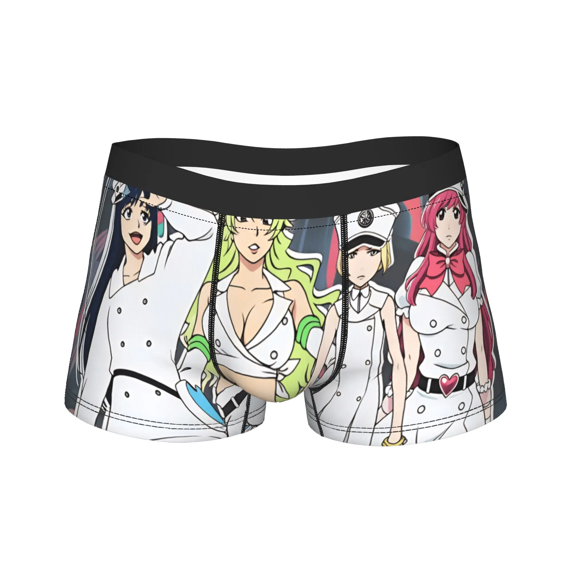 Bleached Anime Sternritter Female Characters Underwear  Novelty Underpants Customs Shorts Briefs For Males Pouch Oversize Trunk