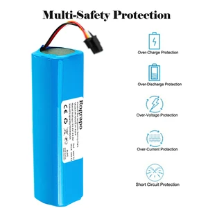 بطارية روبوت ل BlitzWolf BW-VC1 ، VC1 ، BW-VC2 ، VC2 ، مكنسة كهربائية روبوتية ، 14.8 فولت ، 6800 مللي أمبير ، 4S2P18650 ، جديد أعلى 8 مبيعات لجهاز عرض Blitzwolf - رقم 5