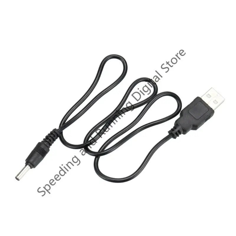 3pcs USB 2.0 A Male To 3.5x1.35mm 3.5mm Plug Barrel Jack 5V DC Power Supply Cord Adapter Charger Cable 3.5*1.35mm