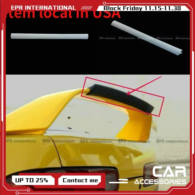 For  Honda Integra DC2 96 -01 Typ-R EP-Type Rear Spoiler Flap Addon FRP Unpainted Trim Bodykits