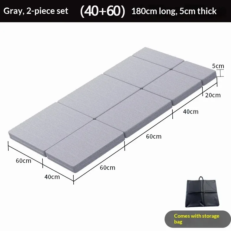 Folding Adults Velour Durable Pump Road Trip Bed SUV Portable Kids Camping Sleep in Car Bed Mattress Car Travel Bed Back Seat