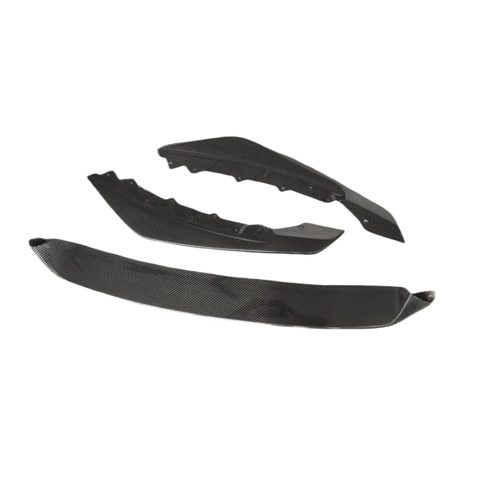 SVR Style Carbon Fiber Lip Three Piece Body Kit for Jaguar F-TYPE Front Bumper Modification Used Condition 2