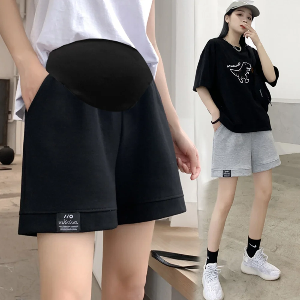 Pregnant Women Spring And Summer New Bottoming Shorts Threaded Cotton Comfortable Skin-friendly Casual Shorts Maternity Clothing