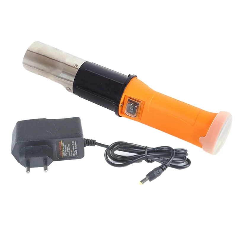 

Electric Fish Scaler Orange Scaler 6800 RPM Fish Scale Remover Seafood Tool Cleaner Waterproof Battery Wireless Cleaner EU Plug