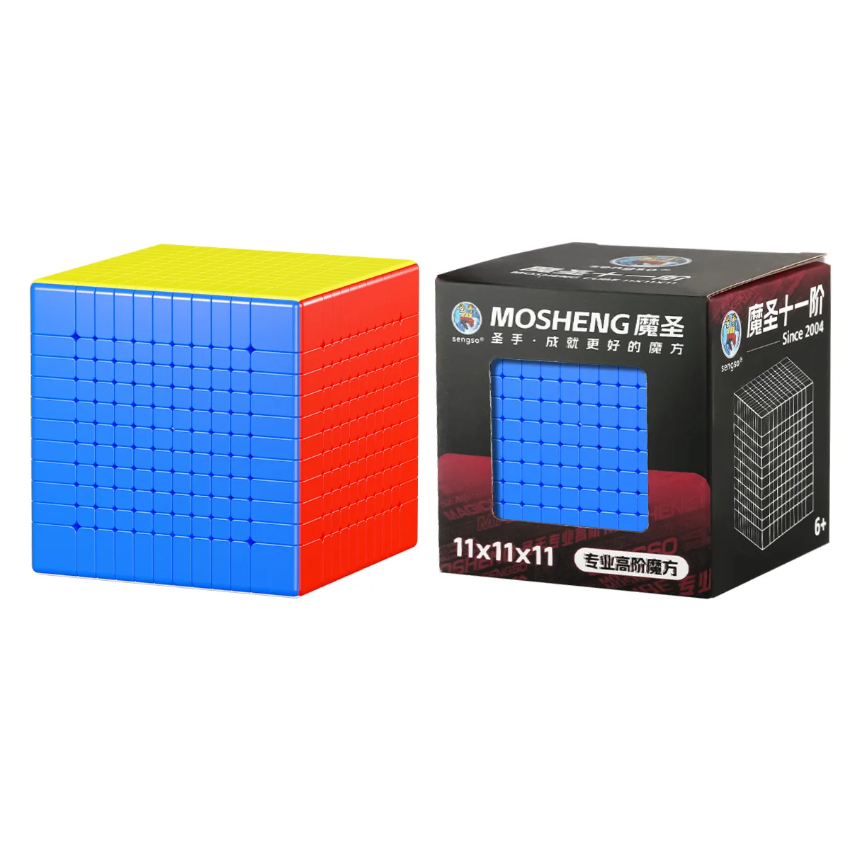 Shengshou Mosheng 11x11 M Cube SengSo 11x11 Магнитный скоростной куб без наклеек 11X11 Куб-головоломка Игрушки Детский подарок Cubo Magico