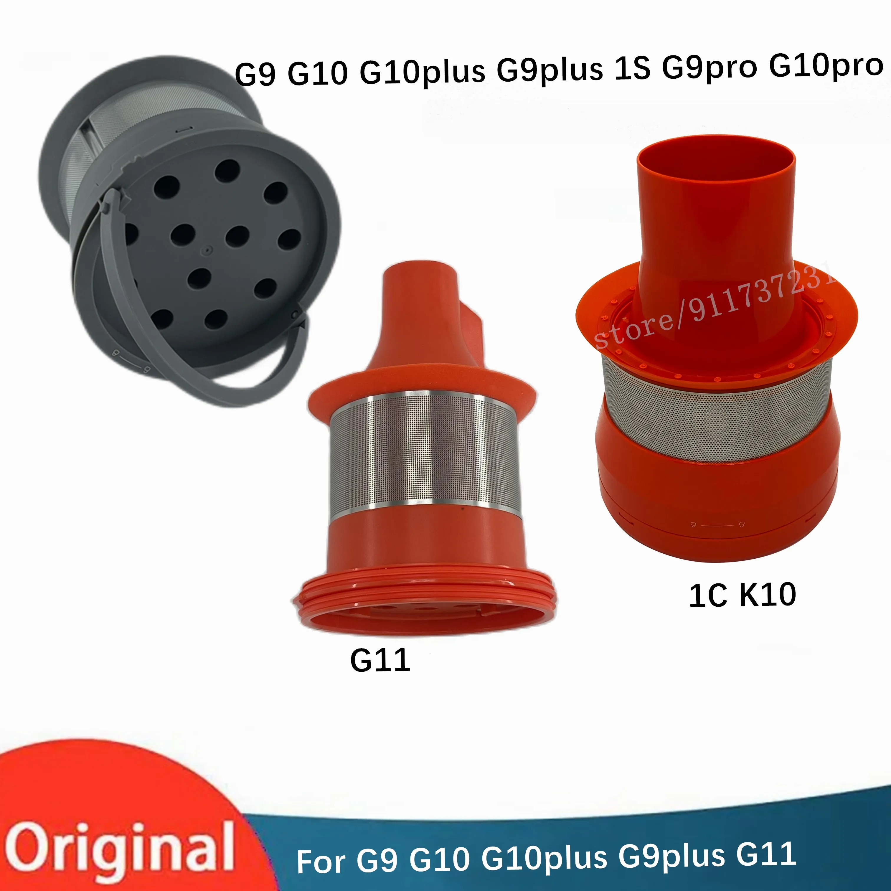 Original Vacuum Cleaner Dust Cup, Multi Cone, Accessories for Xiaomi Mijia 1C K10 G9 G10 Handheld Spare Parts