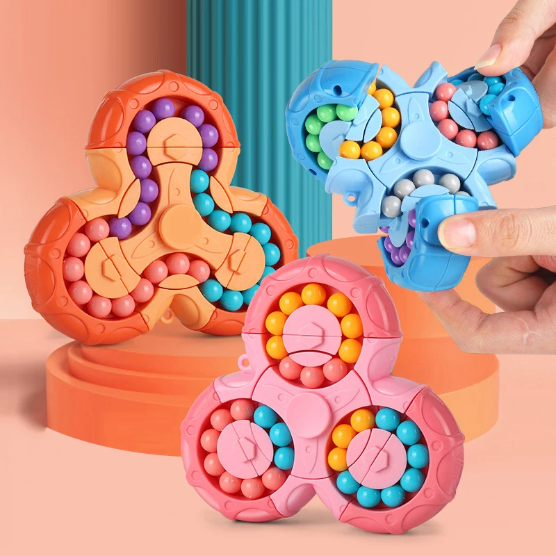 ABS Fidget Spinners juguetes para niños tri-spinner alivia el estrés juguete giratorio para niños, Juguetes Divertidos