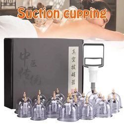 Vacuum Cupping Therapy Set Chinese Medicine Physiotherapy Glasses Apparatus Professional Suction Cups Massage Masajeador Jars