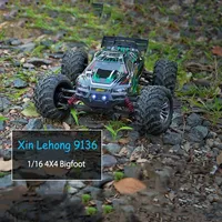 Xinlehong 9136 Four-wheel Drive Off-road Rc Car Anti-fall Anti-crash Life Waterproof Remote Control Electric Boy Toy Model