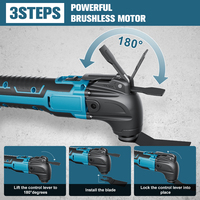 Brushless Electric Cordless Oscillating Multi Tool For Makita 18V Battery Home DIY Trimmer Shovel Cutting Saw Renovator Tools