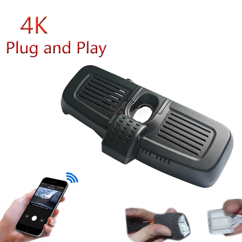 

4K Plug And Play For Haval Great Wall Tank 300 Bronco 2021 2022 2023 Car Wifi DVR Video Recorder Dash Camera