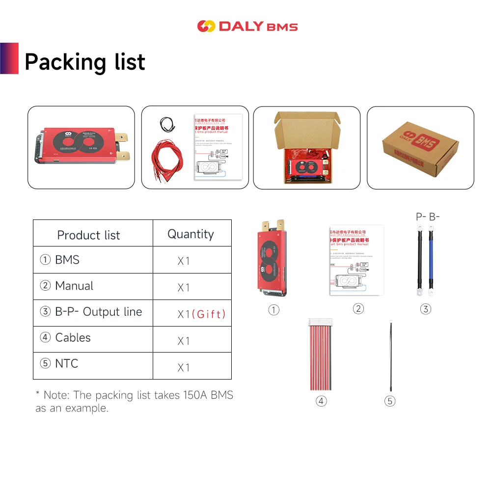 HIBMS 16s 48v LifePO4 bms 16S 60V 18650 с NTC 30A 40A 60A 80A 100A 200A 250A для инвертора хранения энергии Victron
