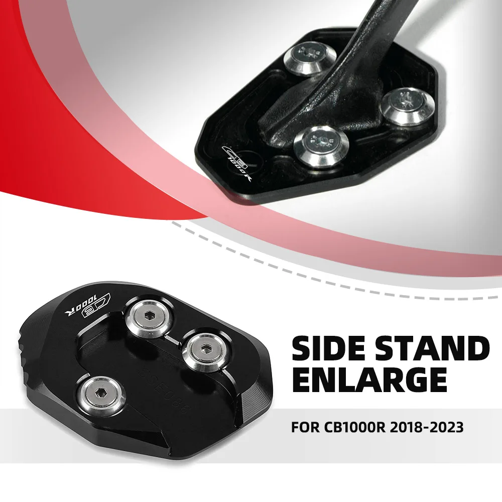 

CNC Aluminum For HONDA CB1000R 2018 2019 2020 2021 2022 2023 Foot Side Stand Extension Pad Support Plate Kickstand Accessories