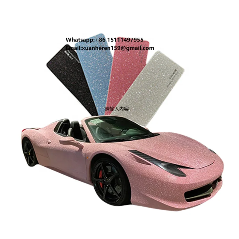 

Пленка для стайлинга кузова автомобиля: черная, с блестками, алмазным блеском, эффектом сияния, полная оклейка кузова, изменение цвета кузова автомобиля