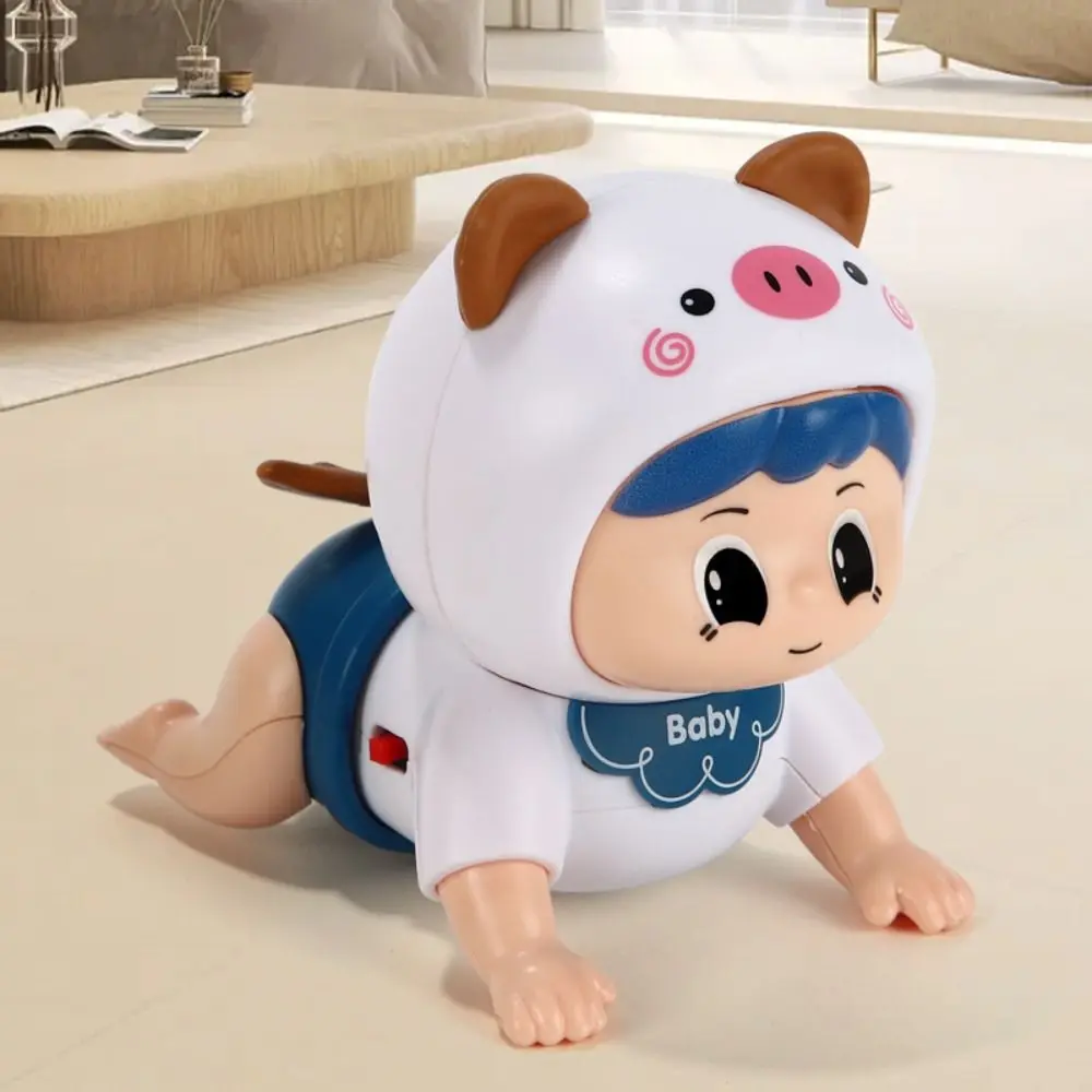 Jouets électriques de guidage rampant pour bébé, éducation précoce, apprentissage pour monter, sonnerie, marche, jouet pour bébé, musique sensorielle, jouets pour bébé rampant